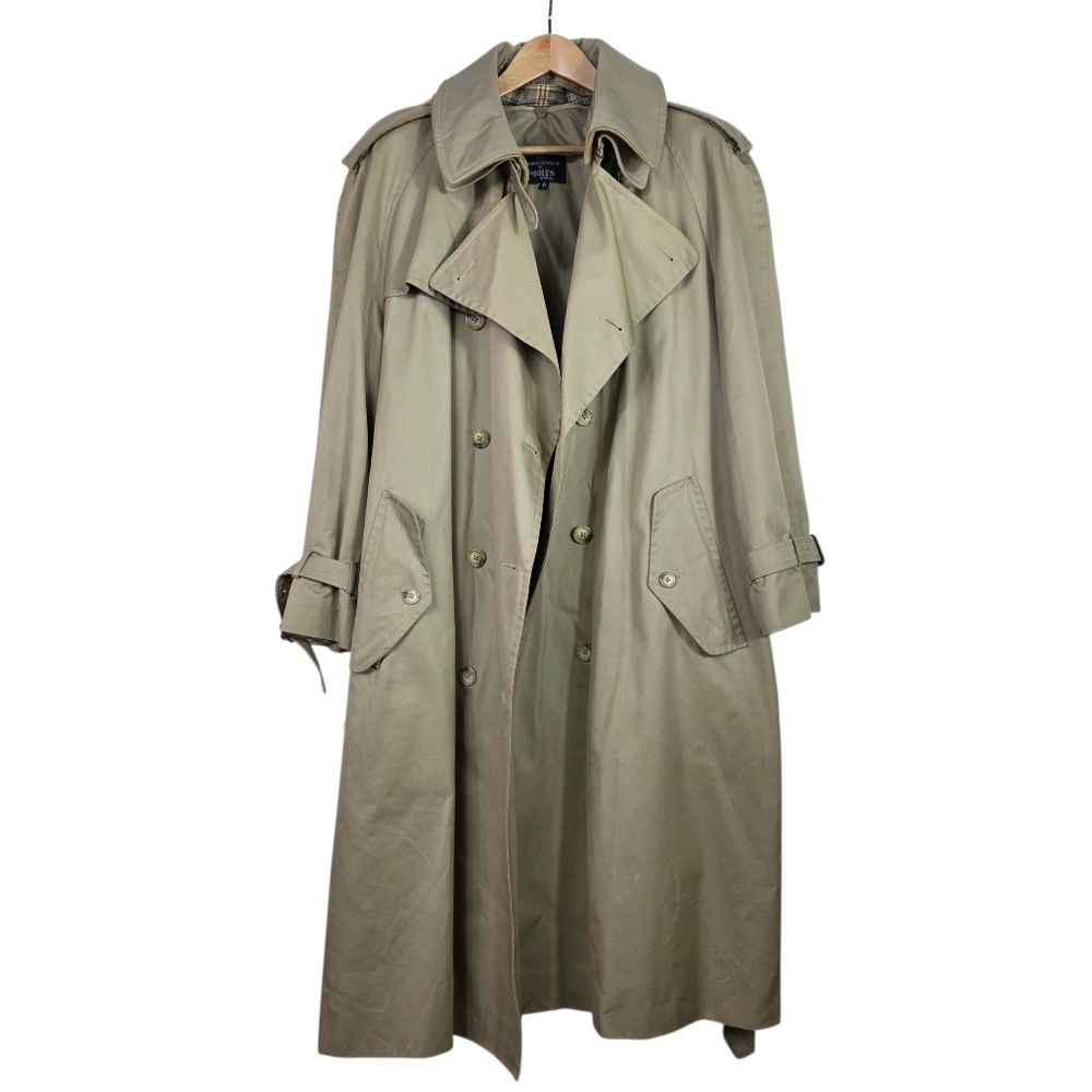 Ports International  Trench coat with wool detacheable lining